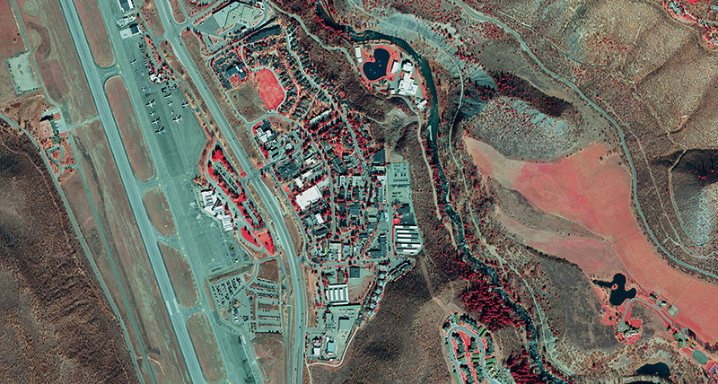 Ortho imagery for cost savings in the county